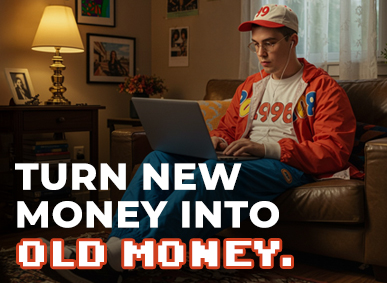 turn new money into old money with a gic.